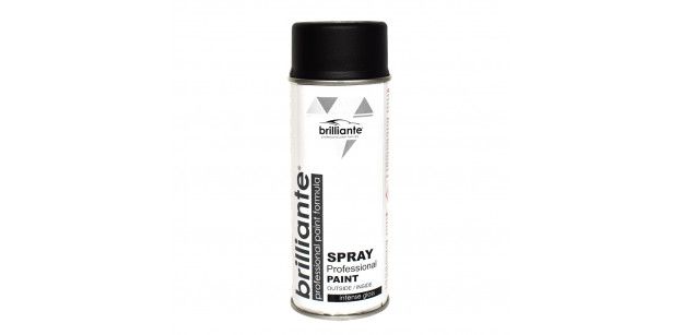Vopsea Spray Negru Mat, Ral 9005, 400 ml, Brilliante