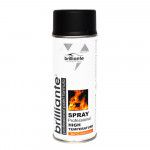 Vopsea Spray Temperaturi Inalte, Negru, 400 ml, Brilliante