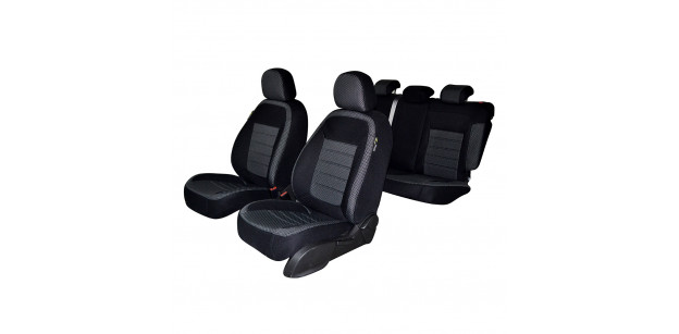 Set Huse Scaun Audi A6 C7 2012- Bancheta Fractionata Cu Tetiere Spate In Forma De L