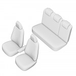 Set Huse Scaun Renault Clio IV HB/SW 2013-2015 Bancheta Fractionata, Tetiere Spate Forma L