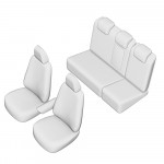 Set Huse Scaun Renault Megane III 2010-2015, Bancheta Fractionata