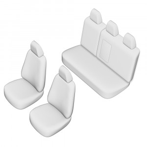 Set Huse Scaun Renault Kadjar 2015->, Bancheta Fractionata