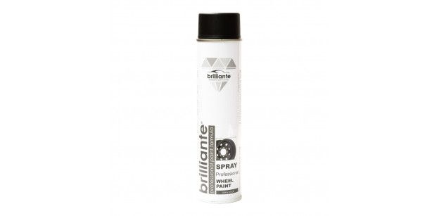Vopsea Spray Pentru Jante Negru SATIN 600 ml Brilliante