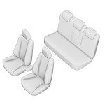 Set Huse Scaun Seat Ateca 2016 ->, Bancheta Fractionata