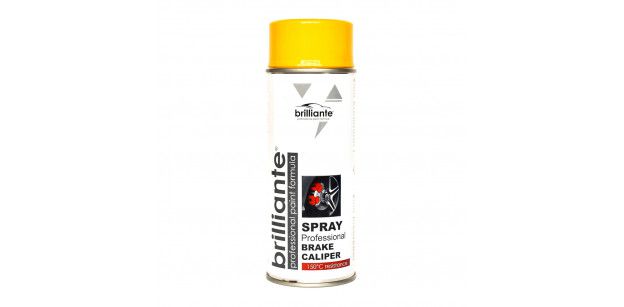 Vopsea Spray Galben Rezistenta La Temperatura Etrier Frana, Ral 1023, 400 ml, Brilliante