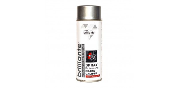 Vopsea Spray Argintiu Rezistenta La Temperatura Etrier Frana, Ral 9006, 400 ml, Brilliante