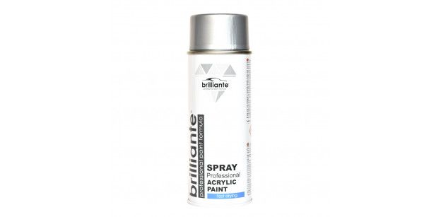 Vopsea Spray Aluminiu White, Ral 9006, 400 ml, Brilliante