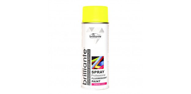 Vopsea Spray Fluorescenta Galben 400 ml, Brilliante