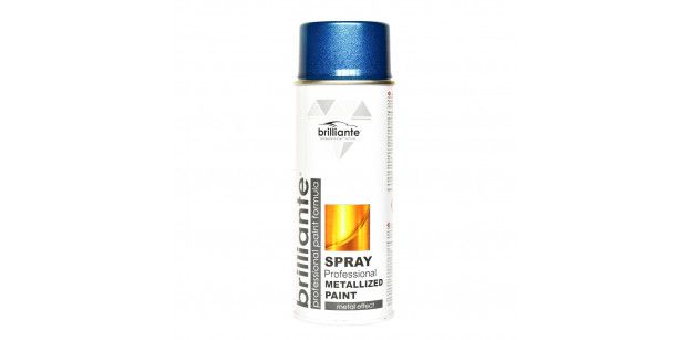 Vopsea Spray Metalizata Albastru 400 ml, Brilliante