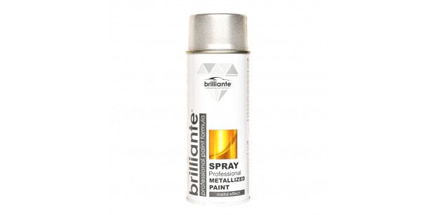 Vopsea Spray Metalizata Gri 400 ml, Brilliante