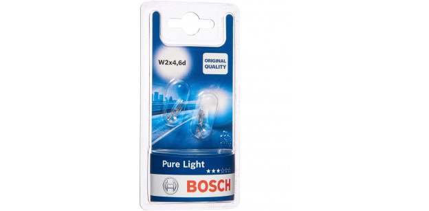 Set de 2 becuri W1,2W 12V 1,2W W2X4,6d (BLISTER) BOSCH