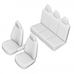 Set Huse Scaun Volkswagen Sharan 5 Locuri 2000-2005, Scaune Individuale Spate