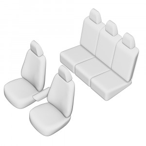 Set Huse Scaun Volkswagen Sharan 5 Locuri 2000-2005, Scaune Individuale Spate