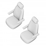 Set Huse Scaun Volkswagen Transporter T5 Van 2003-2014, 1+1