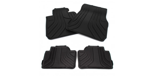 Set Covorase Cauciuc Fata BMW Seria 3 F30, F31, F34, F80 M3 Original 51472219799 – All Weather Basic Line