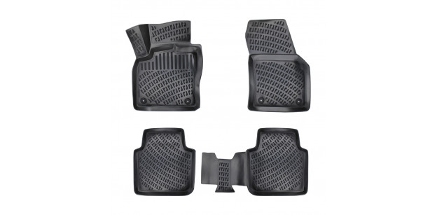 Set Covorase Auto Cauciuc Umbrella Pentru Volkswagen Tiguan (Ii) All Space(Lwb) 2016-