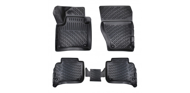 Set Covorase Auto Cauciuc Umbrella Pentru Volkswagen Touareg III 2018-