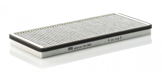 Filtru Habitaclu cu Carbon Activ Mann-Filter CUK 3858 - Mercedes-Benz, Renault Trucks Filtru Habitaclu cu Carbon Activ Mann-Filter CUK 3858 - Mercedes-Benz, Renault Trucks