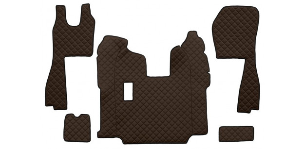 Set Covorase Piele Ecologica Camion Scania Seria L,P,G,R,S 2016-, P,G,R,T 2010- , Maro