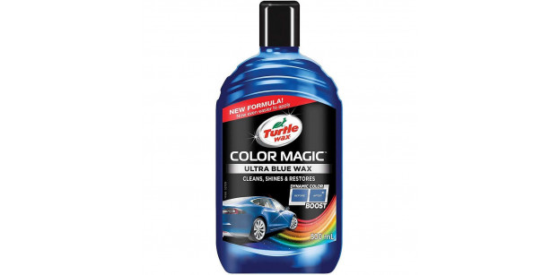 Pasta Polish Auto 3 in 1 Turtle Wax Color Magic Ultra Blue Wax 500 ml