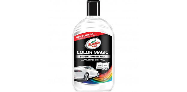 Pasta Polish Auto 3 in 1 Turtle Wax Color Magic Bright White Wax 500 ml