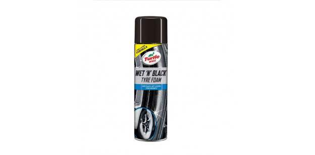 Solutie Spray Intretinere Anvelope Turtle Wax Wet Black Tyre Foam 500 ml