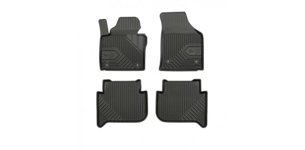 Set Covorase Auto Cauciuc Tip Tavita Volkswagen Touran 2003-2010 Frogum