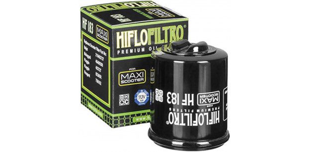 Filtru Ulei HIFLOFILTRO HF183 pentru Scutere Piaggio, Vespa, Aprilia 125-300cc