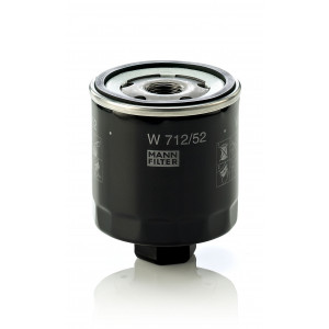 Filtru Ulei Motor Mann-Filter W712/52 – VW Bora/Caddy/FOX, Seat Altea/Arosa/Cordoba, Skoda Fabia/Felicia/Octavia