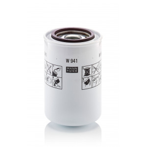 Filtru Hidraulic Mann-Filter W 941 - Massey-Ferguson, Dynapac, J.C.Bamford
