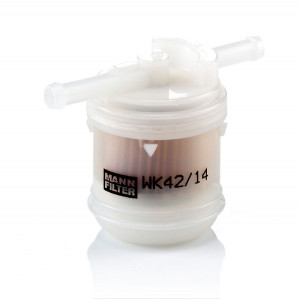 Filtru Combustibil Mann-Filter WK42/14 – Mazda 121/323/626, Asia Motors Rocsta, Subaru Leone