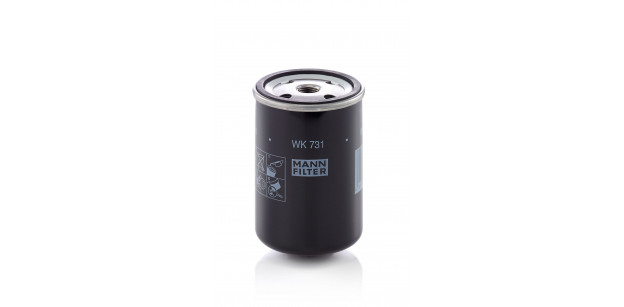 Filtru Combustibil Mann-Filter WK731 – Iveco Eurocargo/Eurotech/M, Neoplan Cityliner/Jetliner/N-Serie, Deutz-Fahr Agroplus/Agroxtra/D06