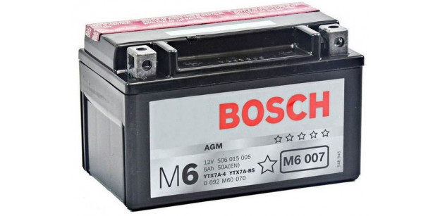 Acumulator Bosch M6 AGM 6Ah 50A