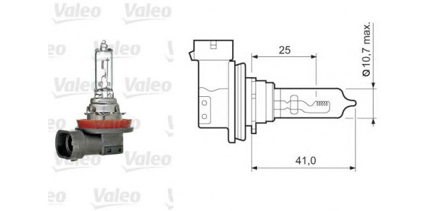 Bec H9 12V 65W PGJ 19-5 Valeo