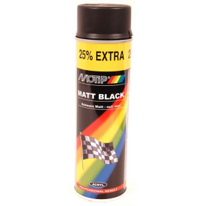 Vopsea Negru Mat Motip Rally 500 ml