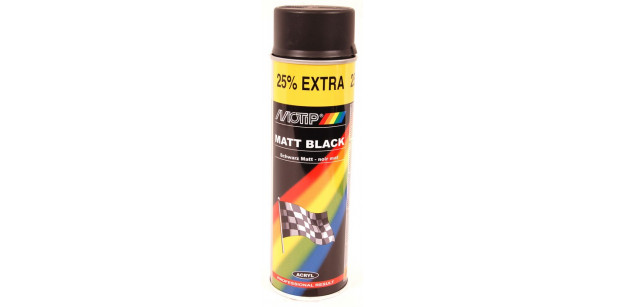 Vopsea Negru Mat Motip Rally 500 ml