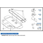 Scut Motor Metalic Peugeot 307 