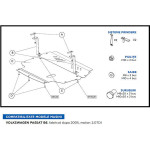 Scut Motor Metalic VW Passat B6