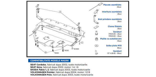 Scut Motor Metalic Seat Cordoba