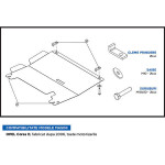 Scut Motor Metalic Opel Corsa D