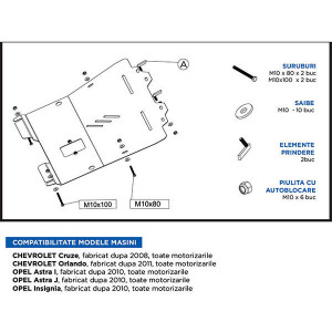 Scut Motor Metalic Chevrolet Orlando