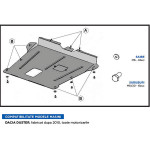 Scut motor Metalic Dacia Duster