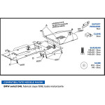 Scut Motor Metalic BMW seria 3 E46