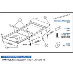 Scut Motor Metalic Fiat Stilo 1.4, 1.6, 1.8, 1.9TDI