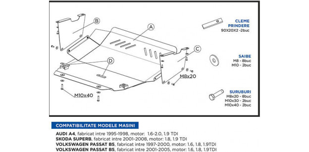 Scut Motor Metalic Vw Transporter