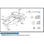 Scut Motor Metalic Peugeot 306 Partner