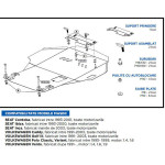 Scut Motor Metalic Vw Caddy 1.4 1.6 1.9(91'-03')