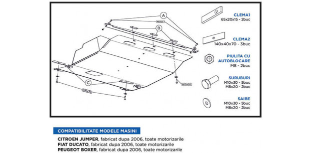 Scut Motor Metalic Citroen Jumper