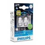 Set de 2 becuri cu LED W5W 12V 1W W2,1x9,5d Philips