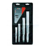 Set 4 daltii plate pentru metal KS TOOLS